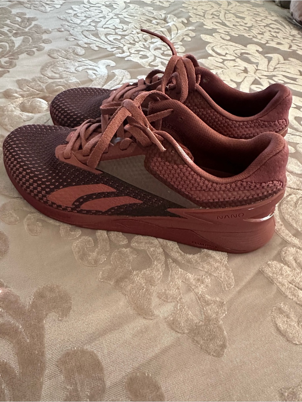 Reebok NANO X3 Women’s Burgundy/Maroon Fitness Sneakers Size 7